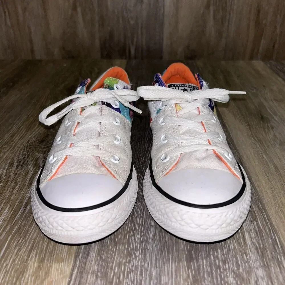 Converse CTAS Madison OX 656084F White Orange Kids Junior Youth US Size 2